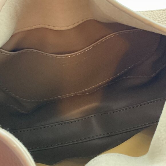 Songmont Luna Shoulder Bag Tan Beige Vegan Leather Hobo Detachable Strap*Read - Picture 15 of 16